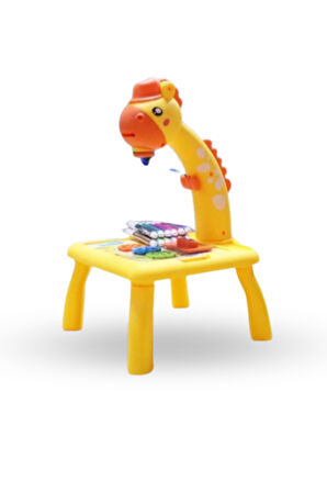 Büro Ev Ofis Oyuncak Hediyesi için Zürafa Tip Boyama Tahtalı Oyun Masası