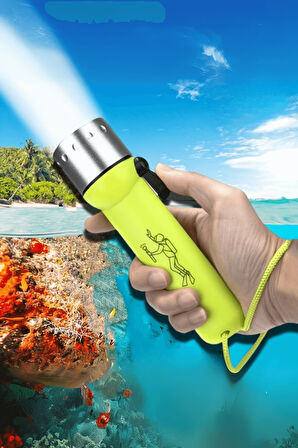 Büro Ev Ofis Kamp Keyfi için Parlak Led Işıklı Dalış Feneri