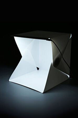 Büro Ev Ofis için 40CM Midi Ürün Çekim Işıklı Sütüdyo Çadırı