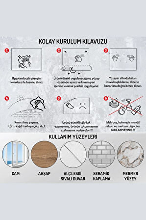 Büro Ev Ofis Çocuk Eğitimi için Statik İz Yapmaz Duvar Çarpım Tablosu