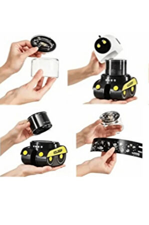 Büro Ev Ofis Hediyesi için Robot Tasarımlı Projektör Gece Lambası