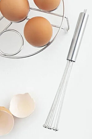 Büro Ev Ofis Mutfağı için Boncuk Uçlu Karıştırıcı Palanmaz Çelik Çırpıcı Aparat