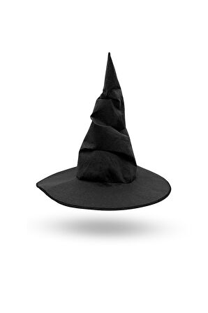 Büro Ev Ofis Gösteri Kostünleri için Siyah Renkli Cadı Şapkası