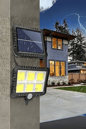 Büro Ev Ofis Bahçesi için 6LED Solar Şarjlı Panel Stil Aydınlatma