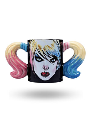 Büro Ev Ofis Hediyesi için 350ML Harley Quinn Figür Kupa Bardak