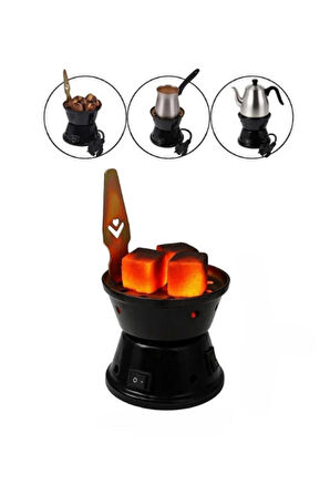 Büro Ev Ofis Nargile Keyfi için Elektrikli Mini Köz Hazırlama Ocağı
