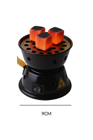 Büro Ev Ofis Nargile Keyfi için Elektrikli Mini Köz Hazırlama Ocağı