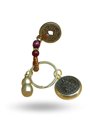 Büro Ev Ofis Hediyesi için Şanslı Bereketli Stil Anahtarlık