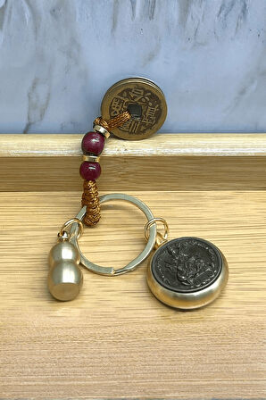 Büro Ev Ofis Hediyesi için Şanslı Bereketli Stil Anahtarlık