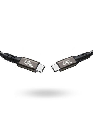 Büro Ev Ofis Cihazları için 1.5MT 240W 60HZ 40GB 8K Usb4 Kablo