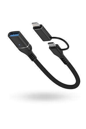 Büro Ev Ofis Cihazları için 2HUB Otg Çevirici