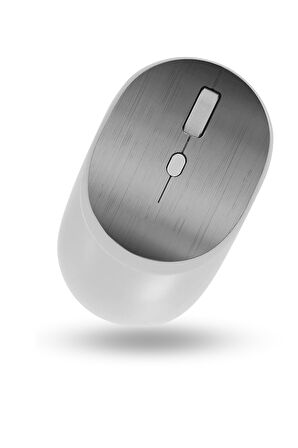 Büro Ev Ofis Bilgisayarı için Gri Bluetooth WiFi Mouse