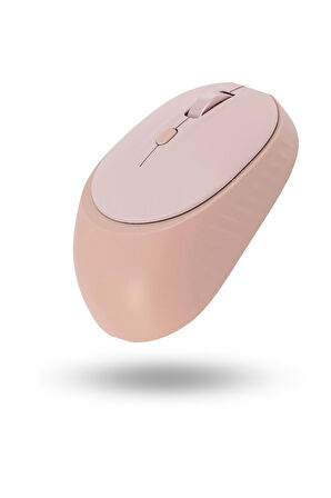 Büro Ev Ofis Bilgisayarı için Şeker Pembe Bluetooth WiFi Mouse