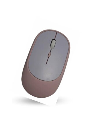 Büro Ev Ofis Bilgisayarı için Pembe Stil Bluethooth WiFi Mouse