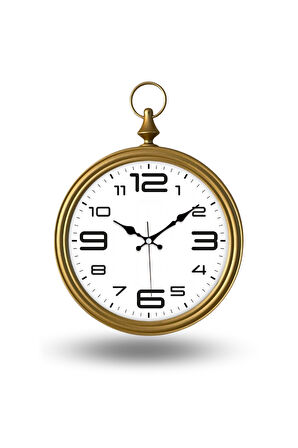 Büro Ev Ofis Hediyesi için 30CM Köstekli Tasarım Duvar Saati