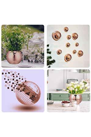 Büro Ev Ofis Etkinik Dekoru için 30X30CM Yapışkanlı Kare Bronz Cam Mozaik Fayans Aynalı Dekor Panel