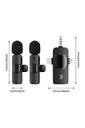 Büro Ev Ofis Hediyesi için K15 İkili Çoklu Mikrofon