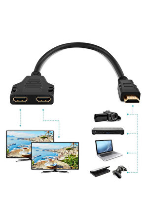 Büro Ev Ofis Cihazları için 2PORT Hdmı Çoğaltıcı