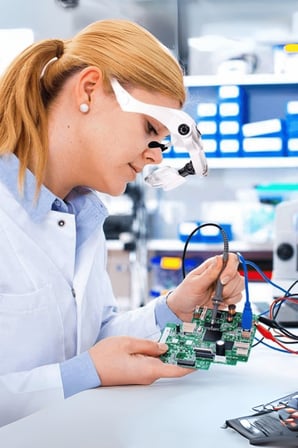 Büro Ev Ofis Hediyesi için Pilli 5LENS 2LED Işıklı Ayarlanır Gözlük Büyüteç