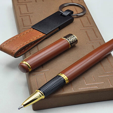 Büro Ev Ofis Hediyesi için Kutulu Stil Kalem Anahtarlık Seti