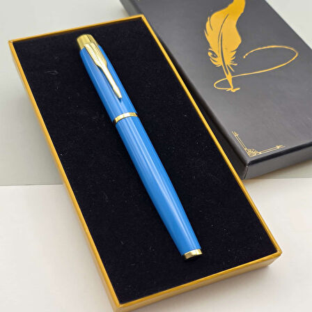 Büro Ev Ofis Hediyesi için Kutulu Turkuaz Stil Roller Kalem