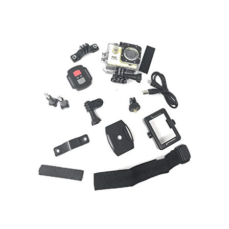 Büro Ev Ofis Kamp Keyfi için Kumandalı 4K Wifi Aksiyon Kamerası