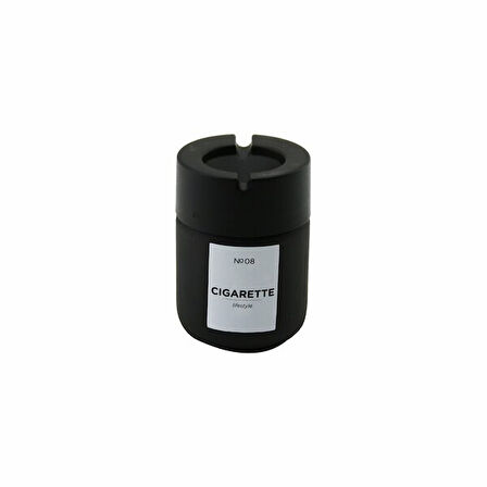 Büro Ev Ofis Dekoru için Siyah Cam Küllük