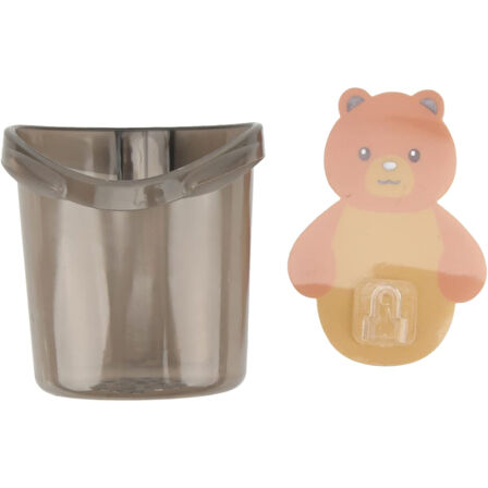 Büro Ev Ofis Düzeni için Plastik Ayıcık Tasarımlı Organizer