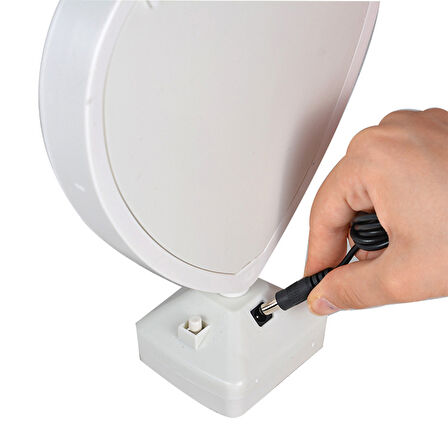 Büro Ev Ofis Makyaj Bakımı için Led Işıklı Kalpli Sihirli Ayna