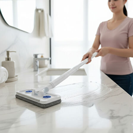 Büro Ev Ofis Yazlık Hijyeni için Mikrofiber Paspas Bezli Mop