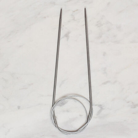 Büro Ev Ofis Hobi Dikiş Atölyesi için 2,5MMx60CM Çelik Misinalı Şiş