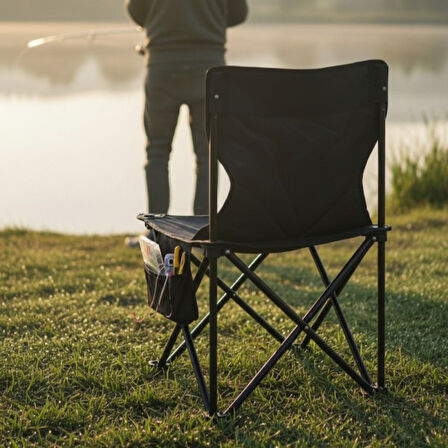 Büro Ev Ofis Yazlık Kamp Hediyesi için Balıkçı Sandalyesi