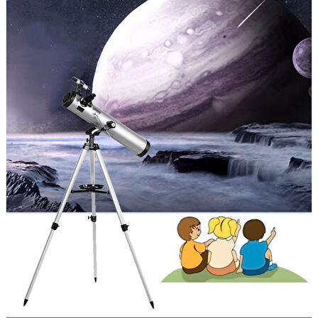 Büro Ev Ofis Yazlık Kamp Hediyesi için Astronomi Gözlem Teleskopu