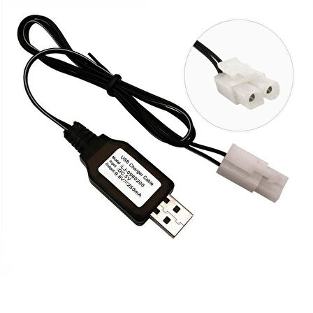 Büro Ev Ofis için 9.6V NI-CD / NI-MH Oyuncak Bataryası USB Şarj Kablosu