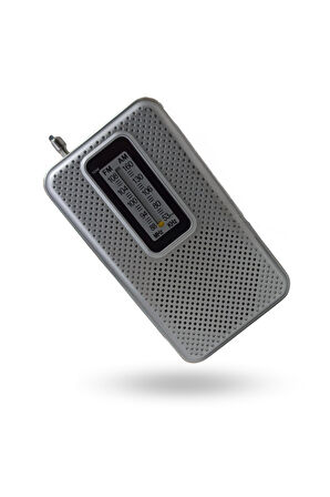 Büro Ev Ofis Hediyesi için Cep Tipi Gri til Analog Radyo