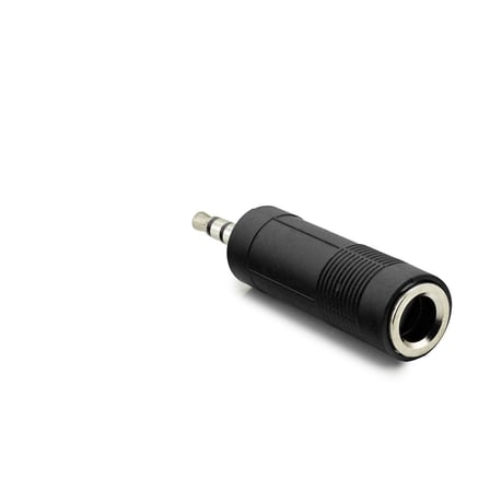 Büro Ev Ofis Cihazları için Siyah 3.5MM To 6.5MM F Çevirici