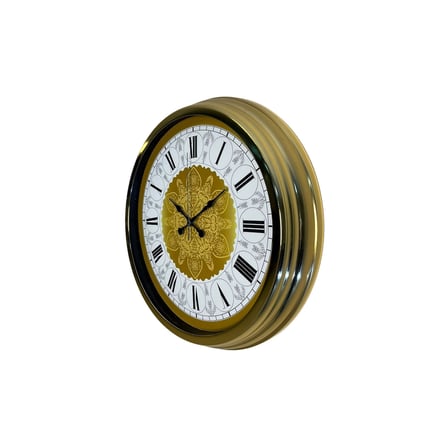 Büro Ev Ofis Hediyesi için 40CM Golden Anatolia Royal Metal Duvar Saati