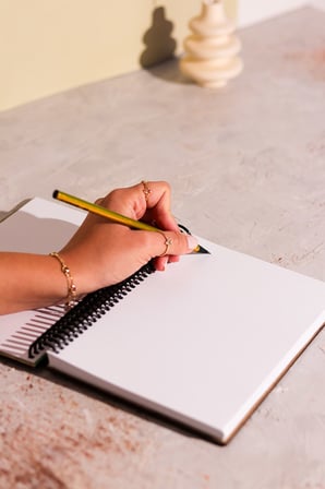 Büro Ev Ofis Hediyesi için Ahşap Stil Kapaklı El Yapımı Defter