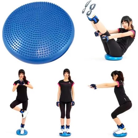 Büro Ev Ofis Egzersiz Sporu için Dikenli Masaj Yüzeyli Denge Diski Pilates Minderi