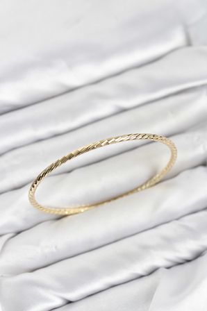 Zarif Bilekler için Golden Pirinç 65MM CM Lazer Kesim Kadın Bilezik