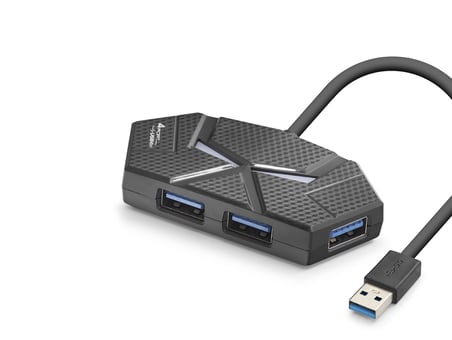 Büro Ev Ofis Hediyesi için 1.2MT 4PORT 5GBPS RGB USB3.0 Hub
