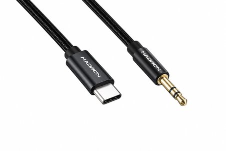 Büro Ev Ofis Ses Sistemi için 1MT TYPEC 3.5MM Ses Kablosu