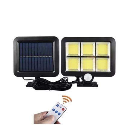 Büro Ev Ofis Bahçe Duvarı için Solar Şarjlı 120COB 3MOD Kumandalı Lamba
