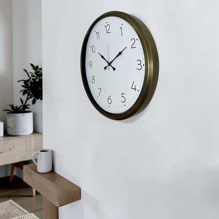 Büro Ev Ofis Dekoru için 52CM Retro Sade Motif Duvar Saati