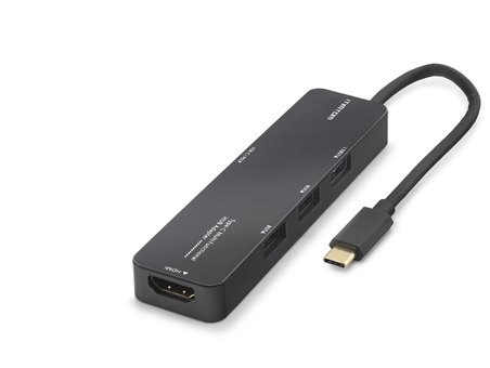 Büro Ev Ofis Cihazları için 5PORT 5GBPS TYPEC3.2 Gen1 Pd Hdmı 4K Hub