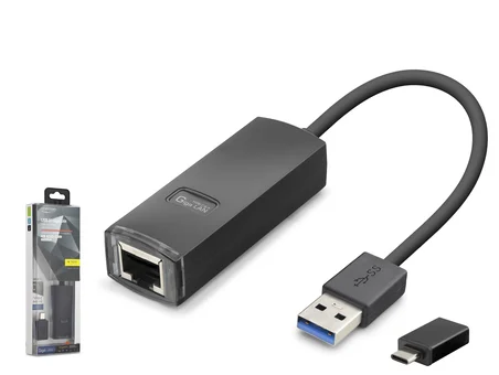 Büro Ev Ofis Networkü için Gigabit USB3.1 TYPEC Gen1 Ethernet Adaptör