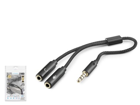 Büro Ev Ofis Ses Sistemi için 3.5MM Mikrofon Aux Ses Ayırıcı Adaptör