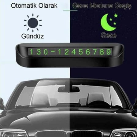 Büro Ev Ofis Arabası için Araç İçi Torpido Üstü Aç Kapa Oto Telefon Numaratörü