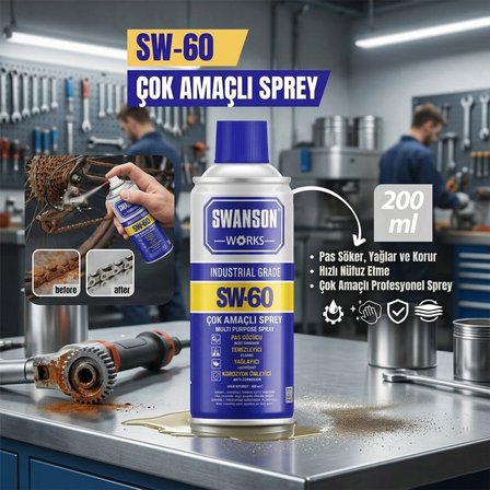 Büro Ev Ofis Hobi Takım Çantası için 200ML Çok Amaçlı Yağlayıcı Pas Sökücü Sprey