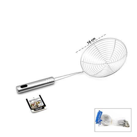 Büro Ev Ofis Mutfağı için 16CM Paslanmaz Çelik Metal Kevgir